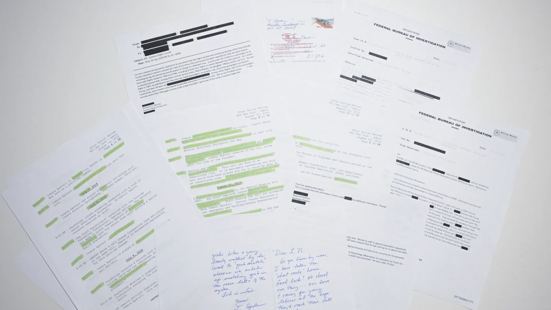 dosare, Jeffrey Epstein