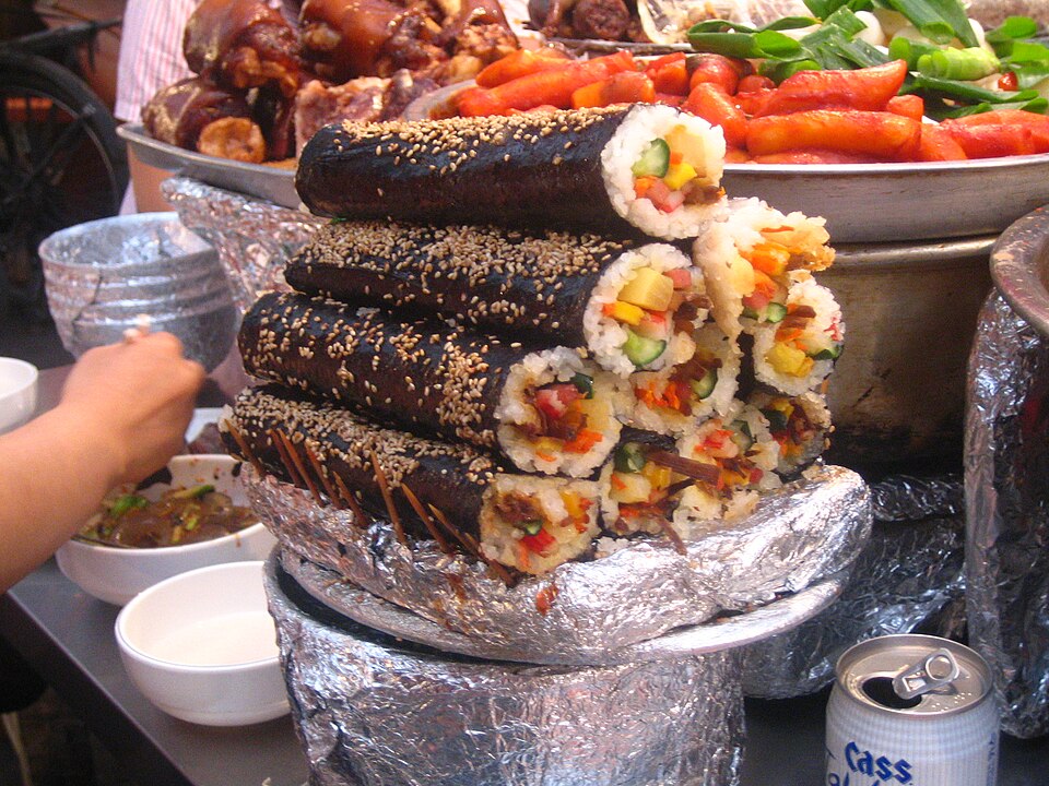 Gimbap, street food